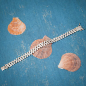 Silver 925 Men's Fashion Cuban Bracelet