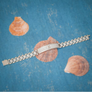 Silver 925 Men's Brand LV Design Bracelet