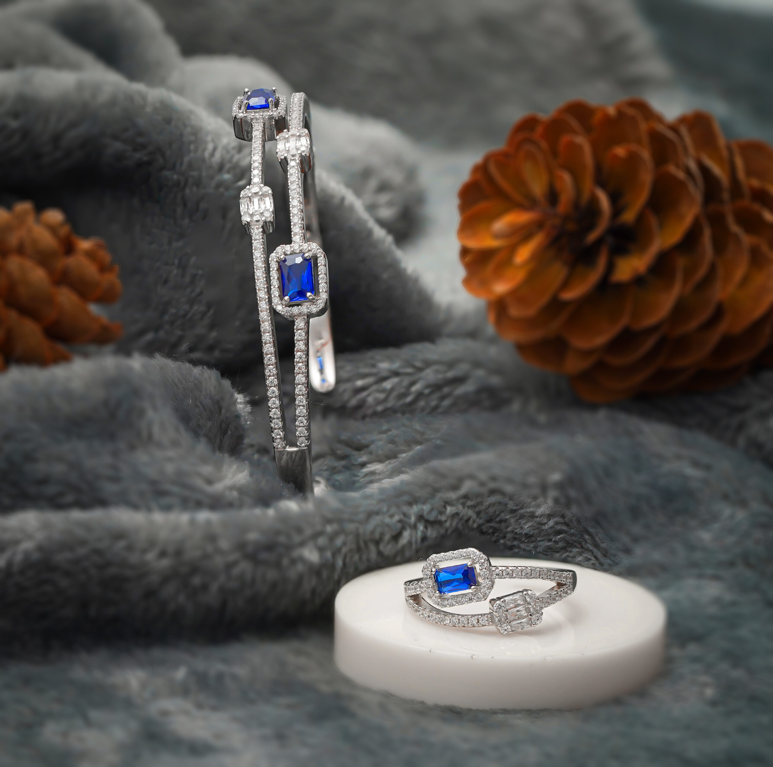 Women's Bracelet Freddie Blue Diamond - Image 2