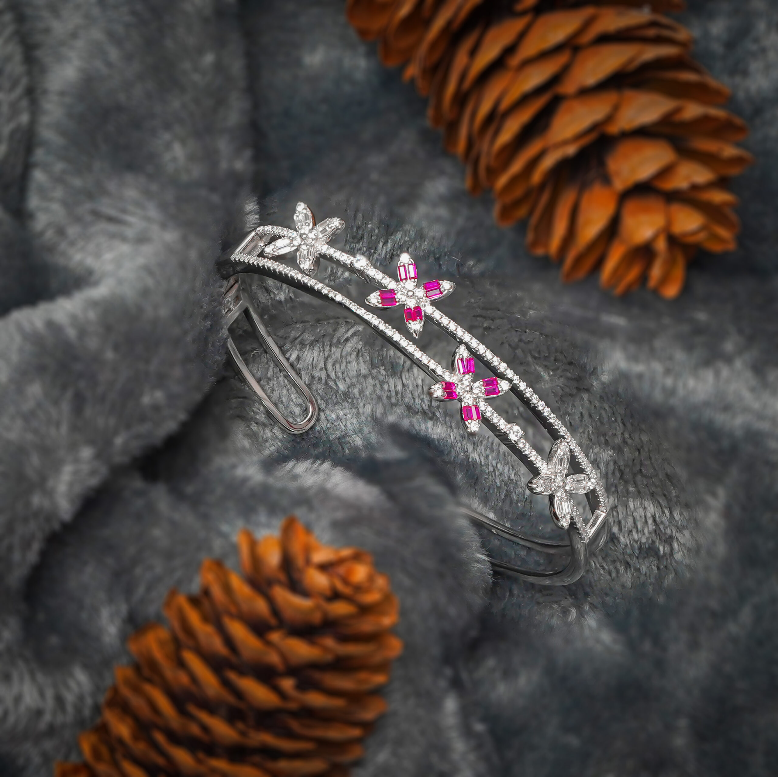Women's Bracelet Pink Diamond