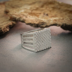 Silver Modern Man's Ring