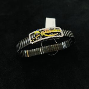 925 silver Round shaped deigns dwarikadhis brouch bracelet